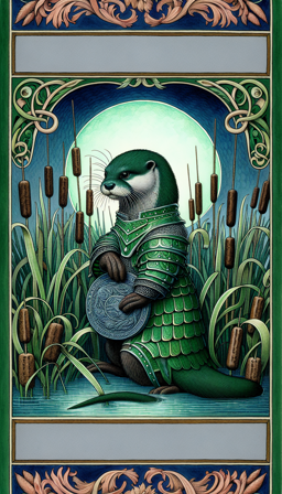 Reedwhisper Guardian bag tag artwork