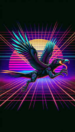 Sky Reaper bag tag artwork