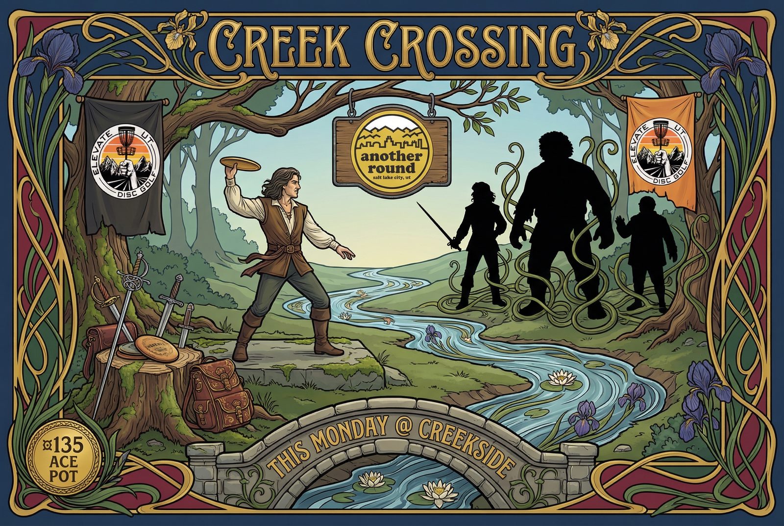 Creek Crossing event art