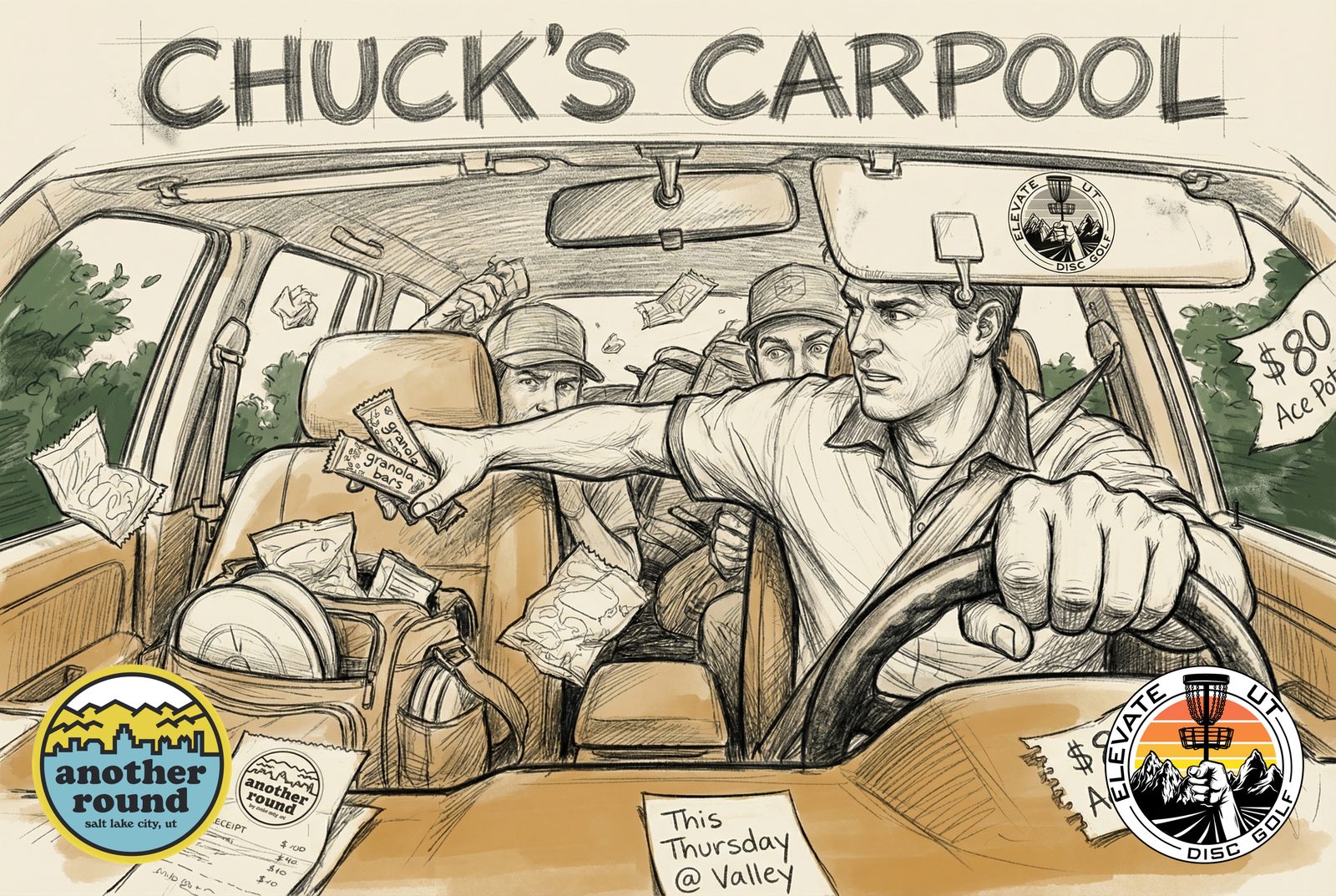 Chuck's Carpool event art