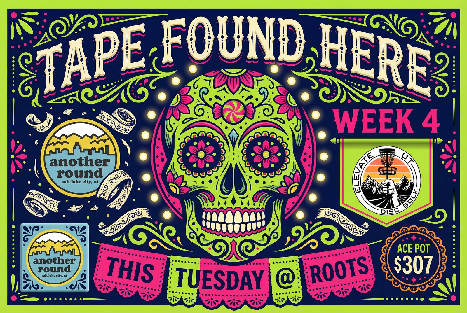 Tape Found Here event art