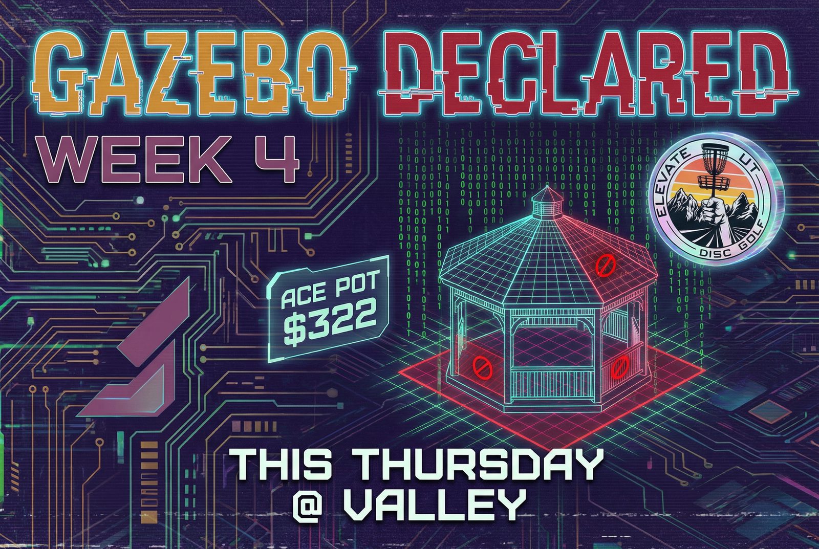 Gazebo Declared event art