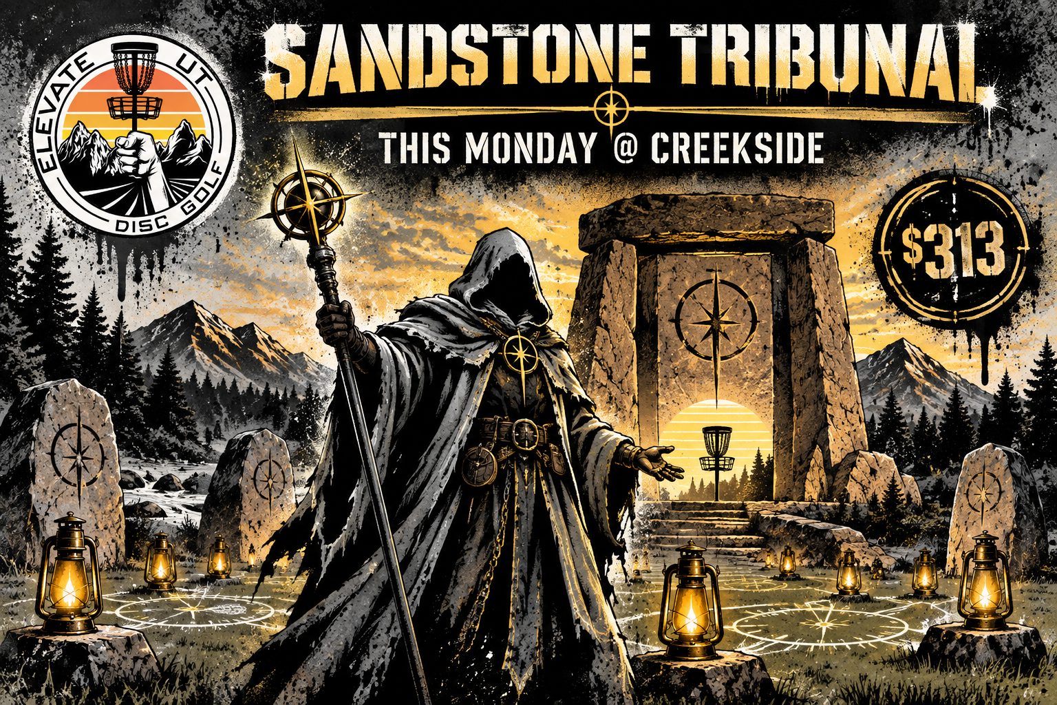 Sandstone Tribunal event art