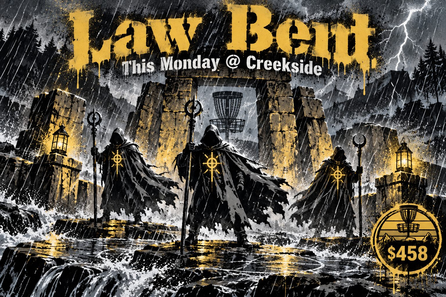 Law Bent event art