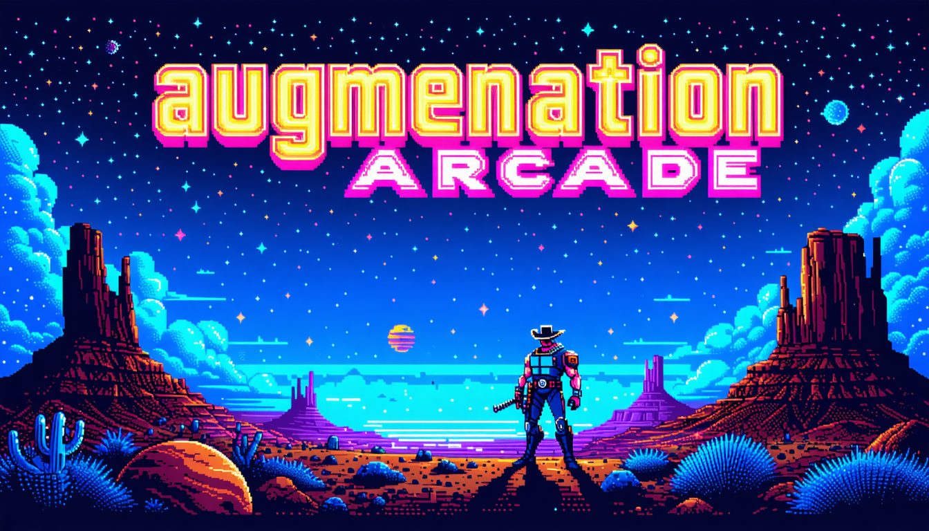 Augmentation Arcade event art