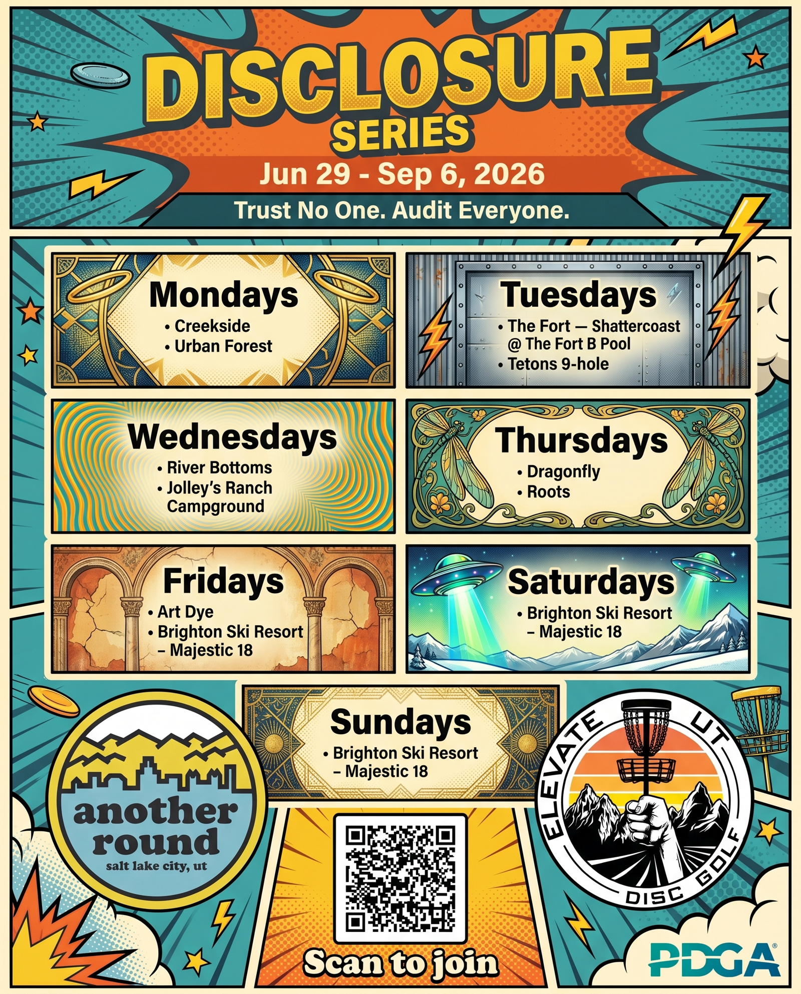Series info infographic