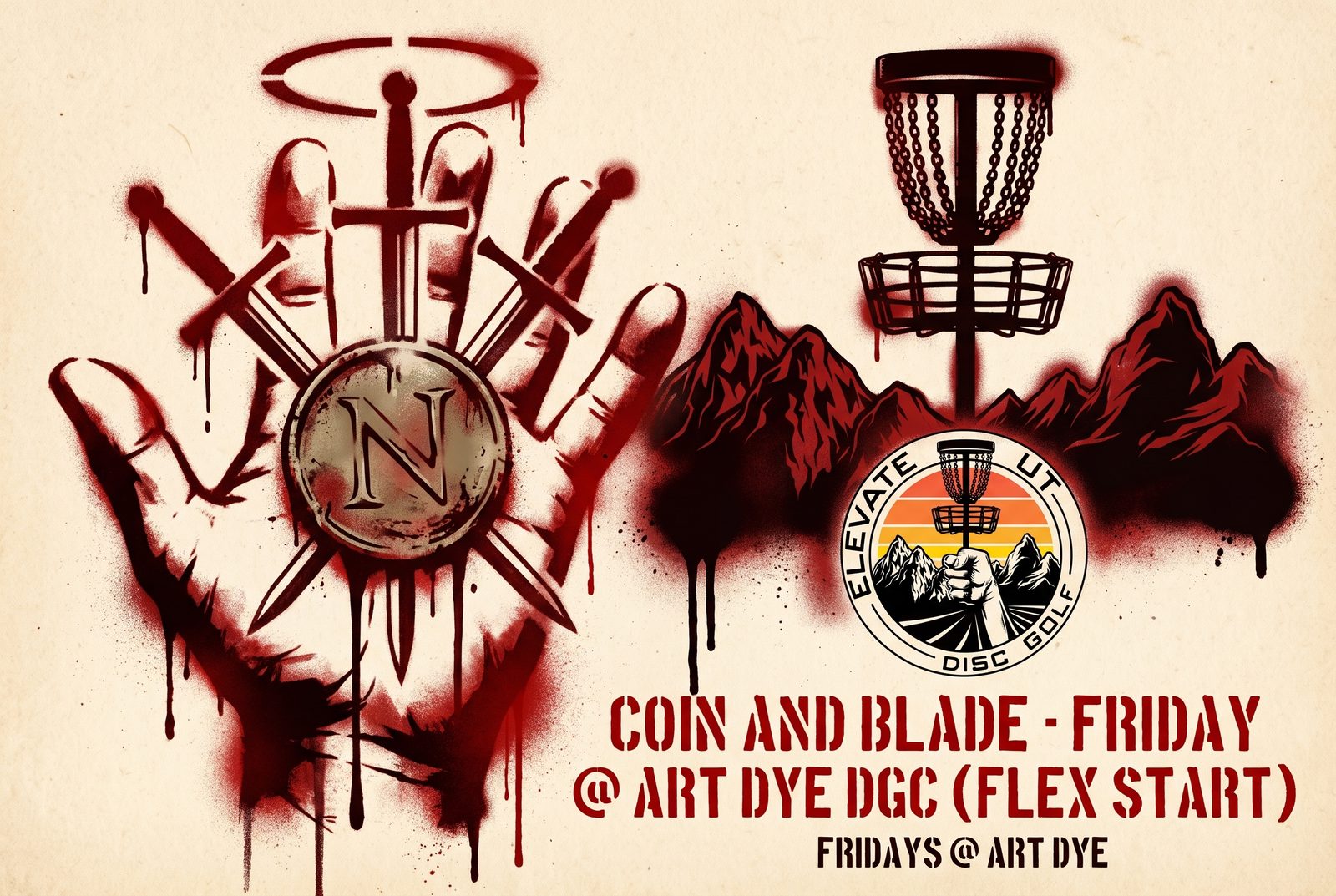Coin and Blade - Friday @ Art Dye Disc Golf Park
