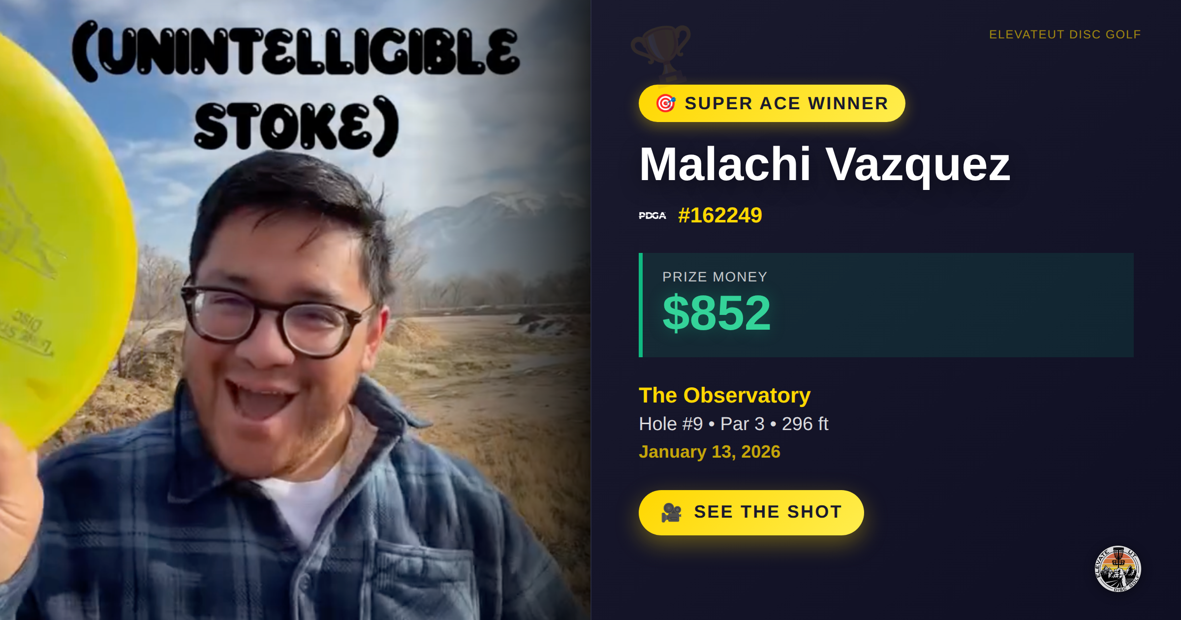 Malachi Vazquez Super Ace
