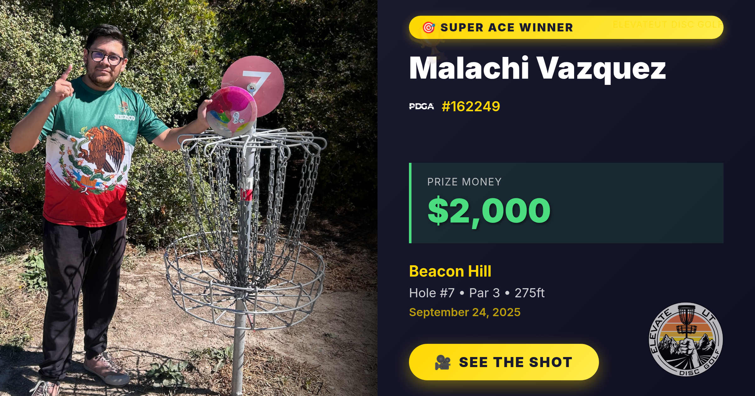 Malachi Vazquez Super Ace